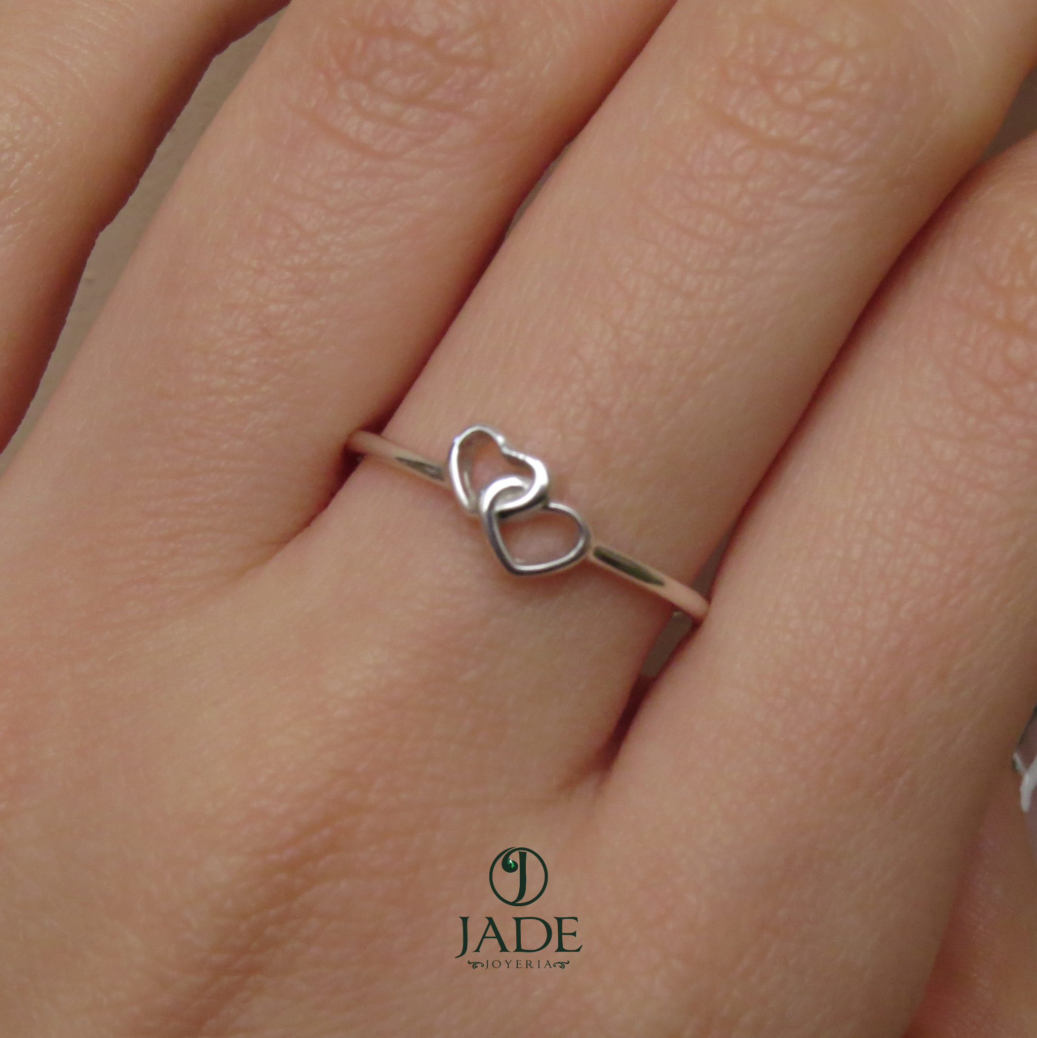 Cintillo Blea corazón en plata ley