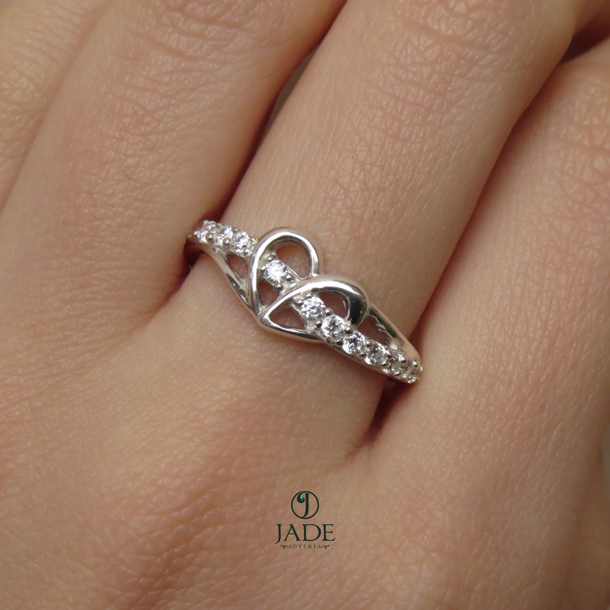 Anillo Cintia en plata fina