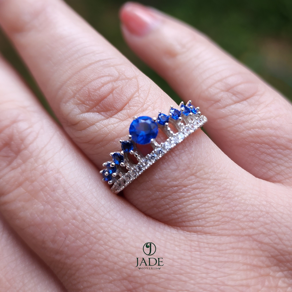 Anillo Reina en plata fina