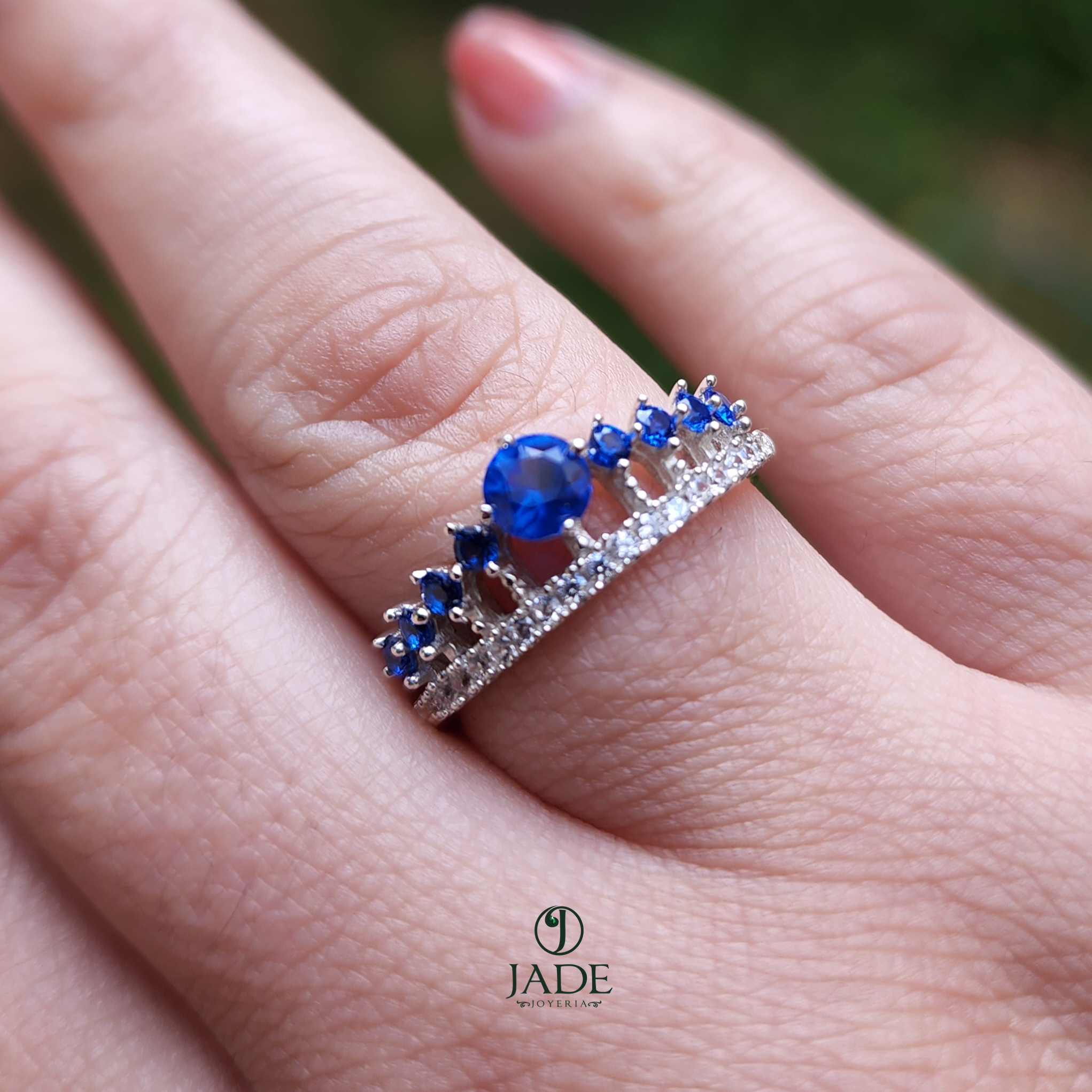 Anillo Reina en plata fina