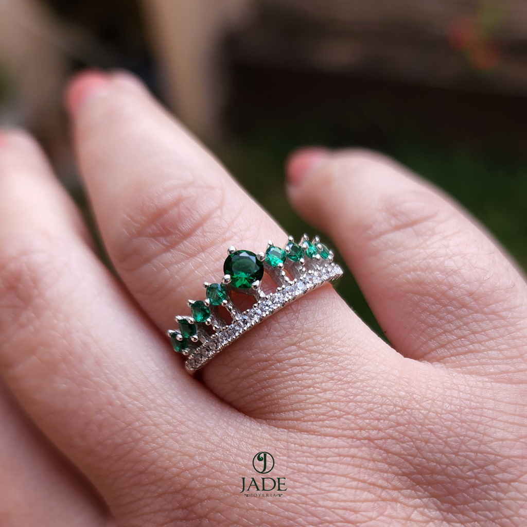 Anillo Reina en plata fina