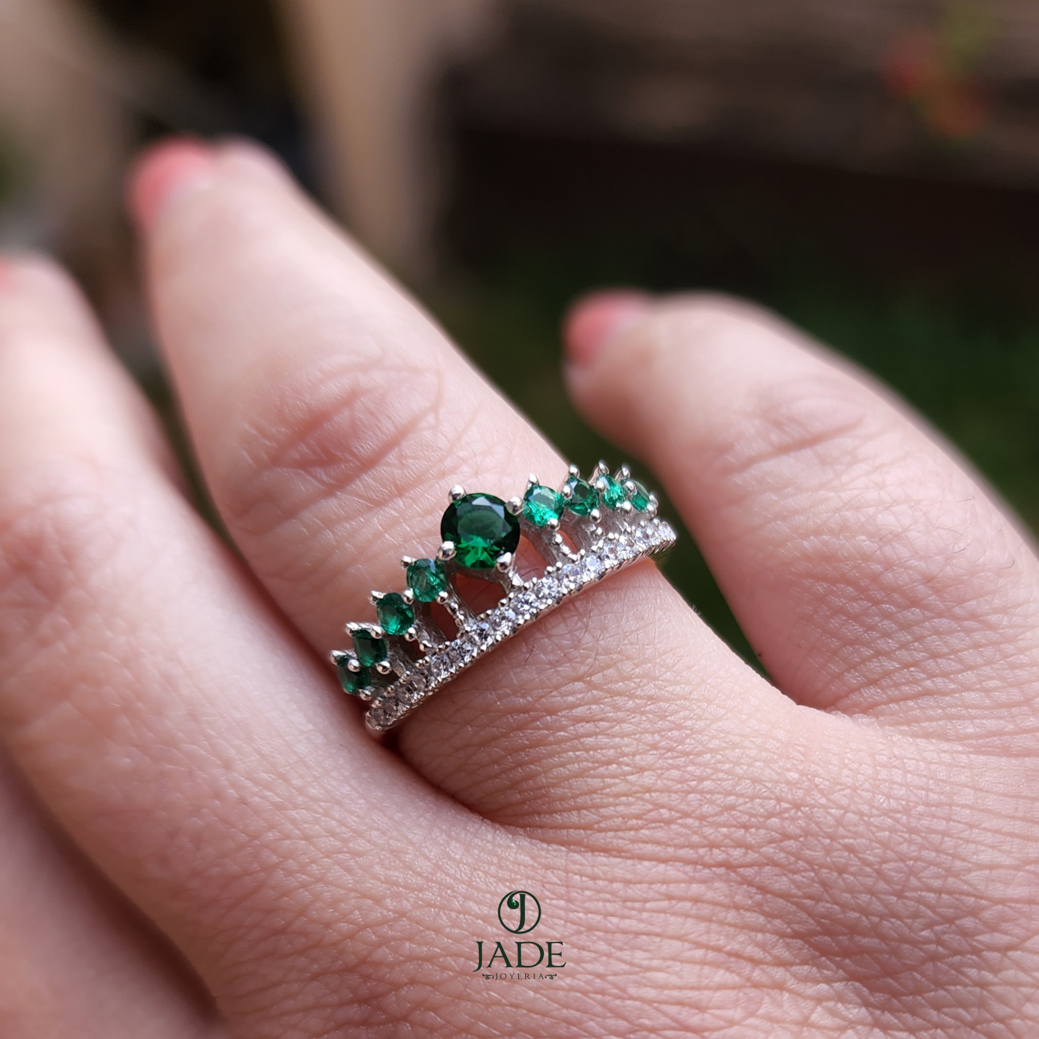 Anillo Reina en plata fina