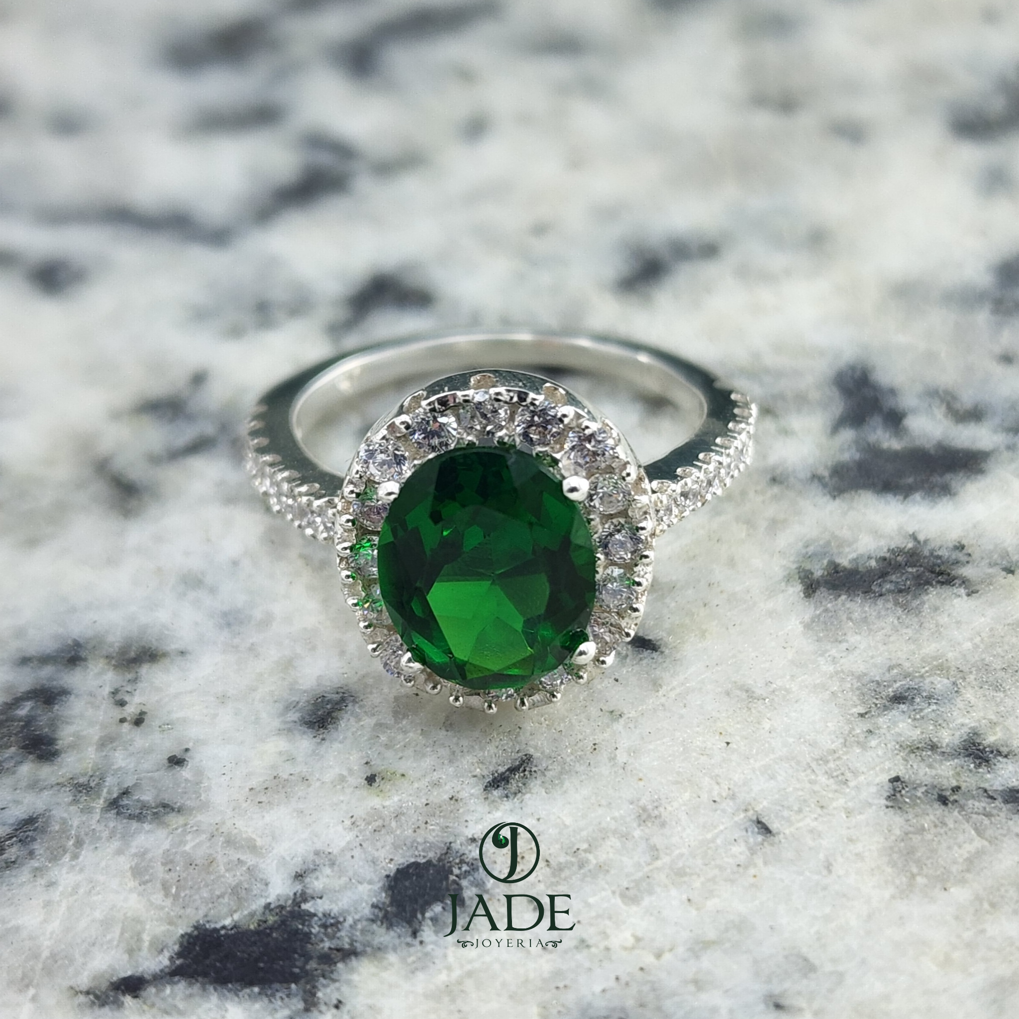 Anillo bienestar y esperanza en plata fina