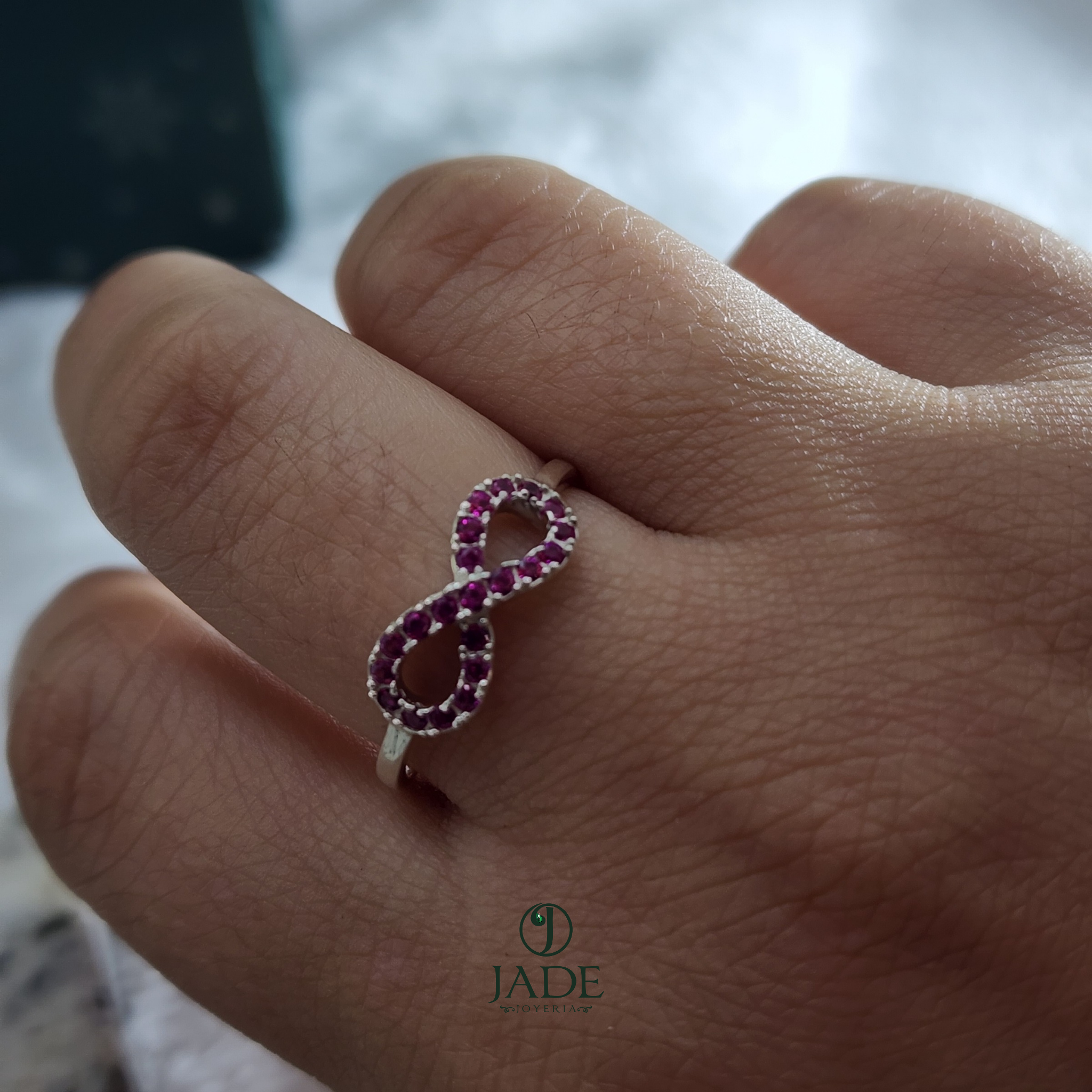 Anillo Infinity en plata fina