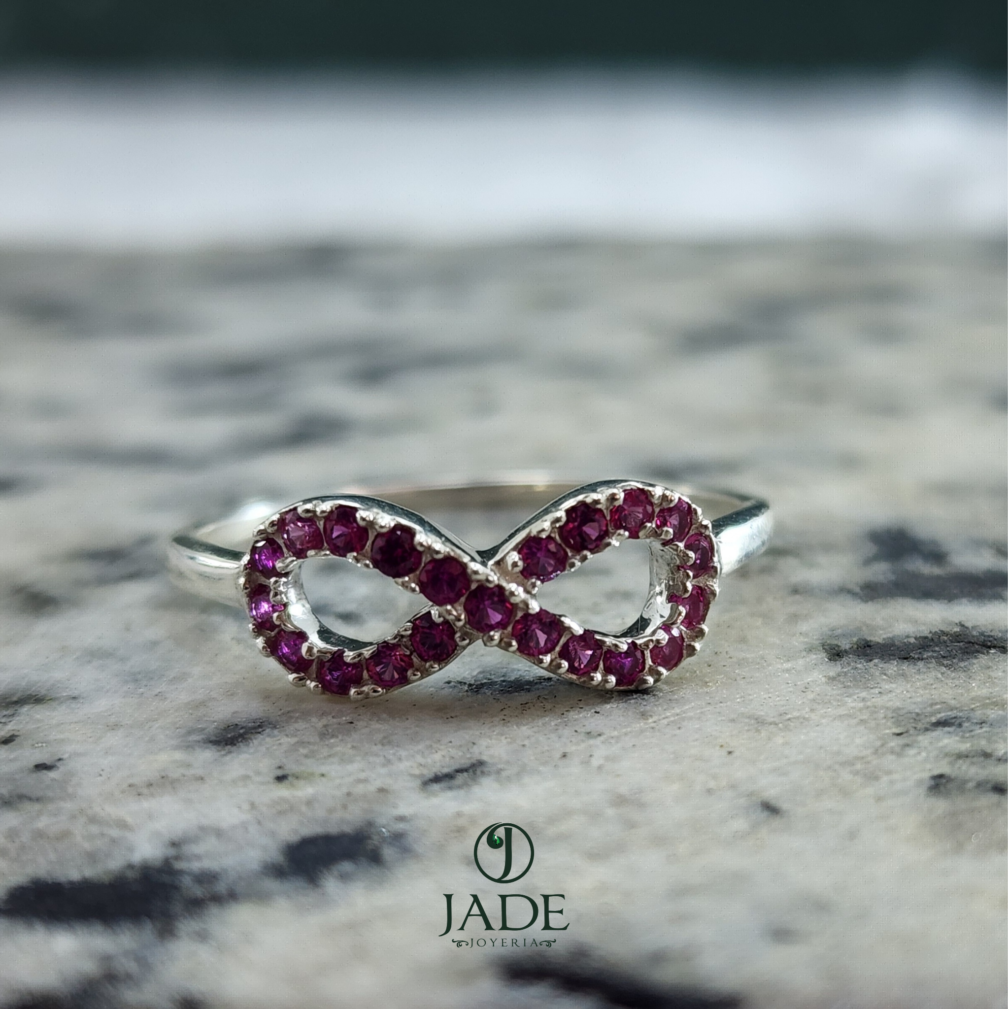 Anillo Infinity en plata fina