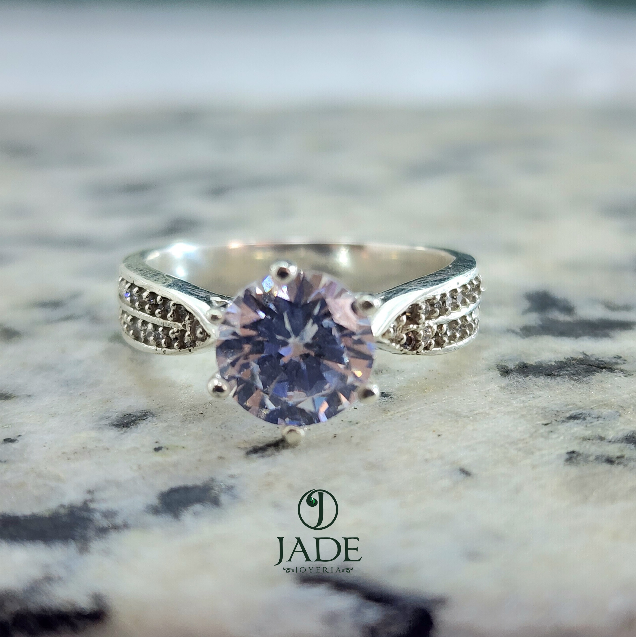 Anillo Bayly en plata fina
