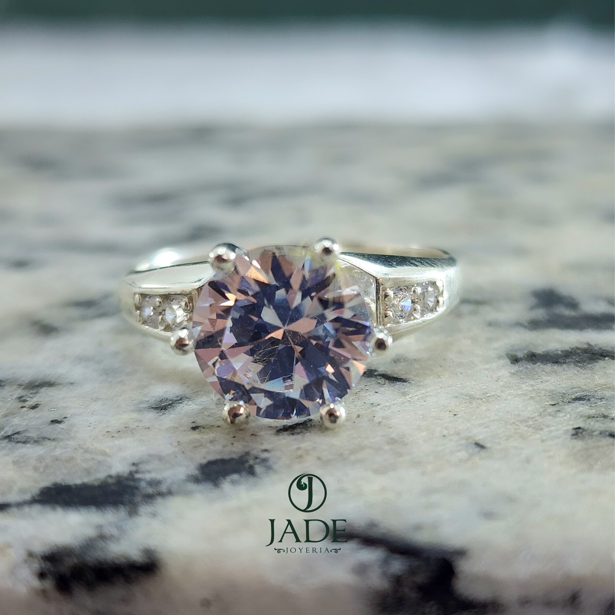 Anillo Bayly en plata fina