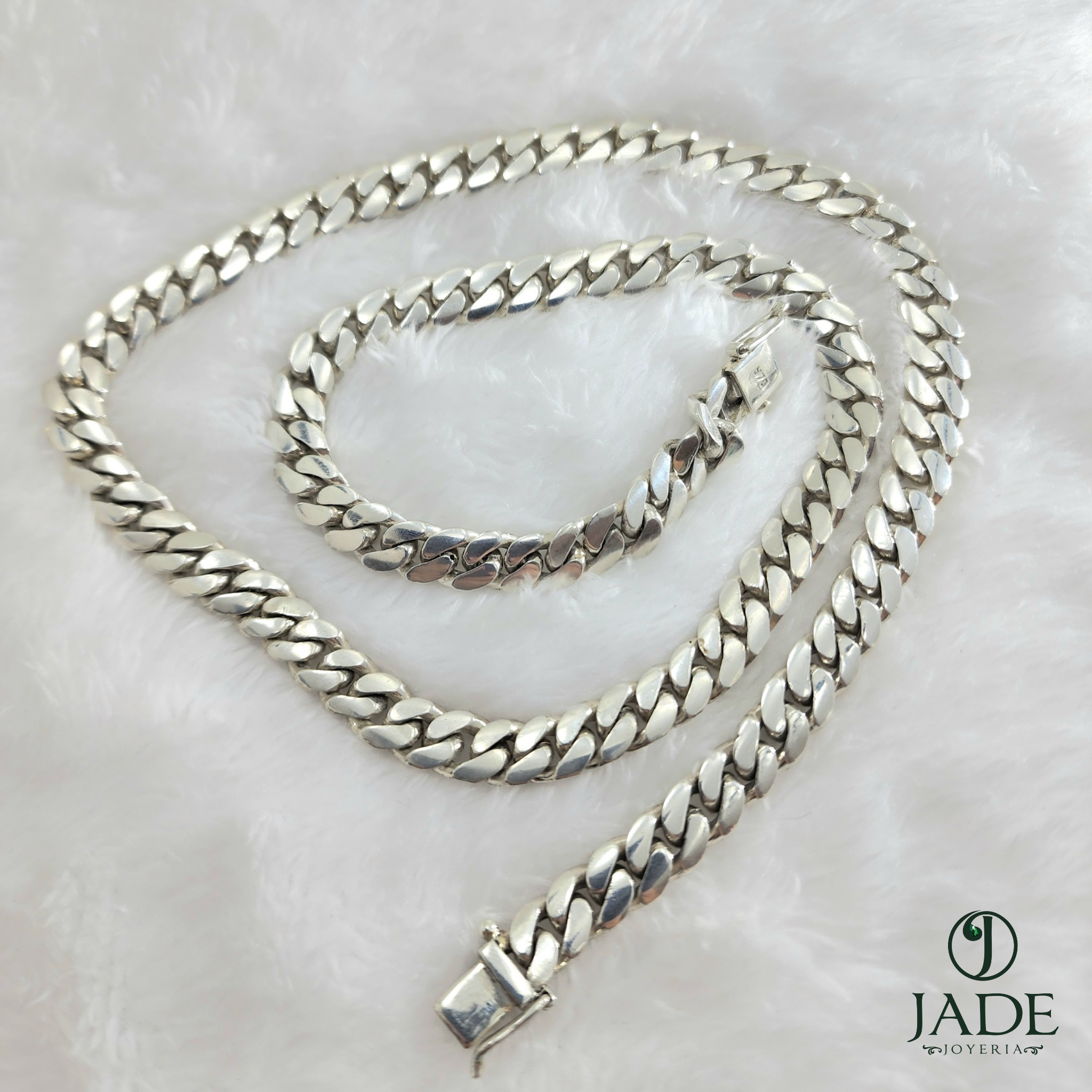 Cadena Lomo de Corvina en plata fina