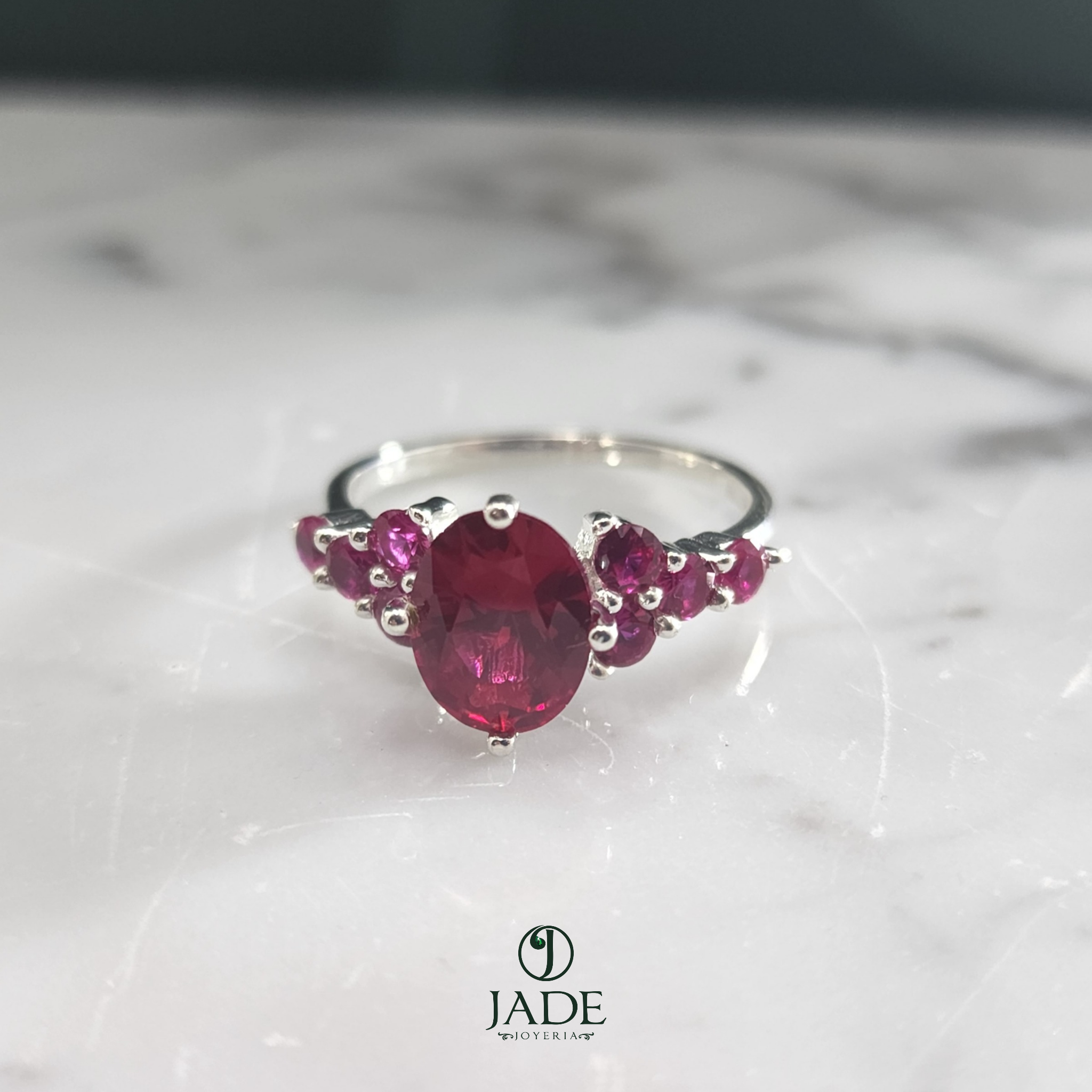 Anillo Bubble en plata fina