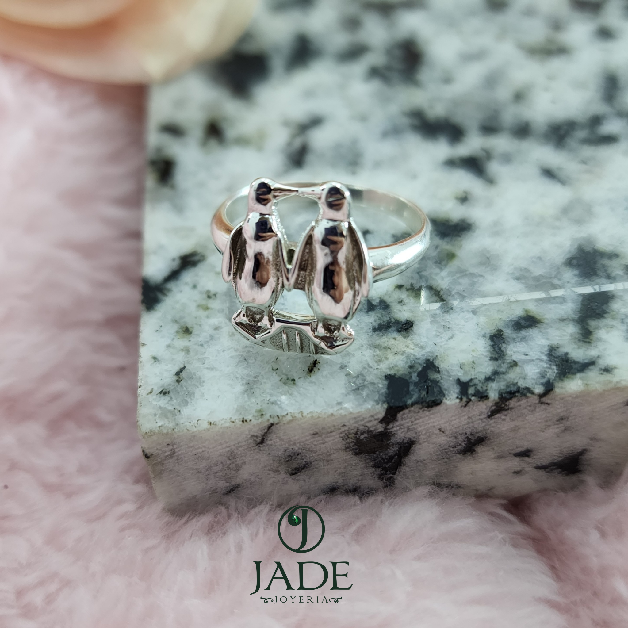 Anillo de Fidelidad Pinguinos Plata Ley