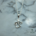 Collar angelito en plata fina