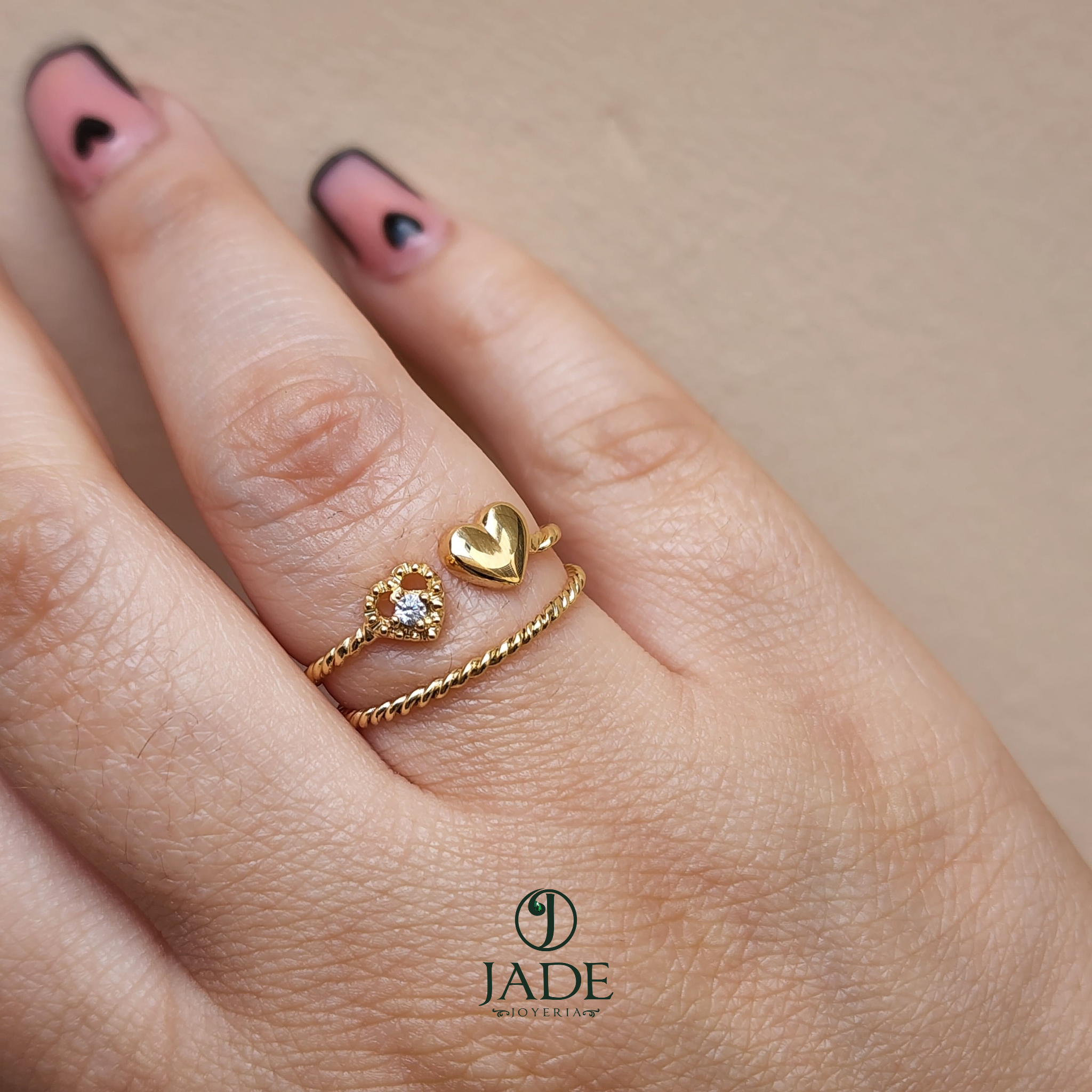 Anillo 2 Corazones