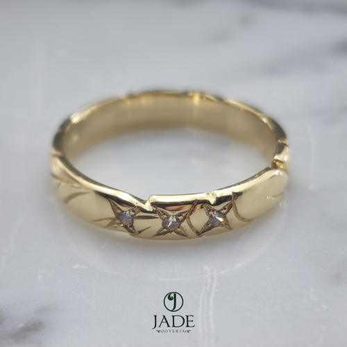 Anillo 3 piedras