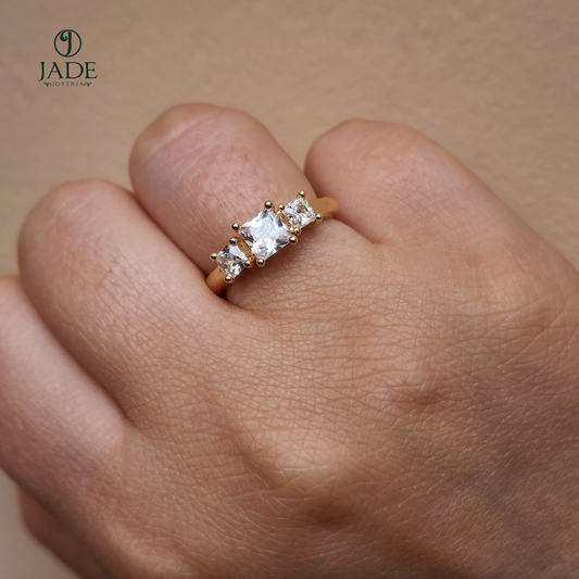 Anillo Union de Amor en oro de 18k