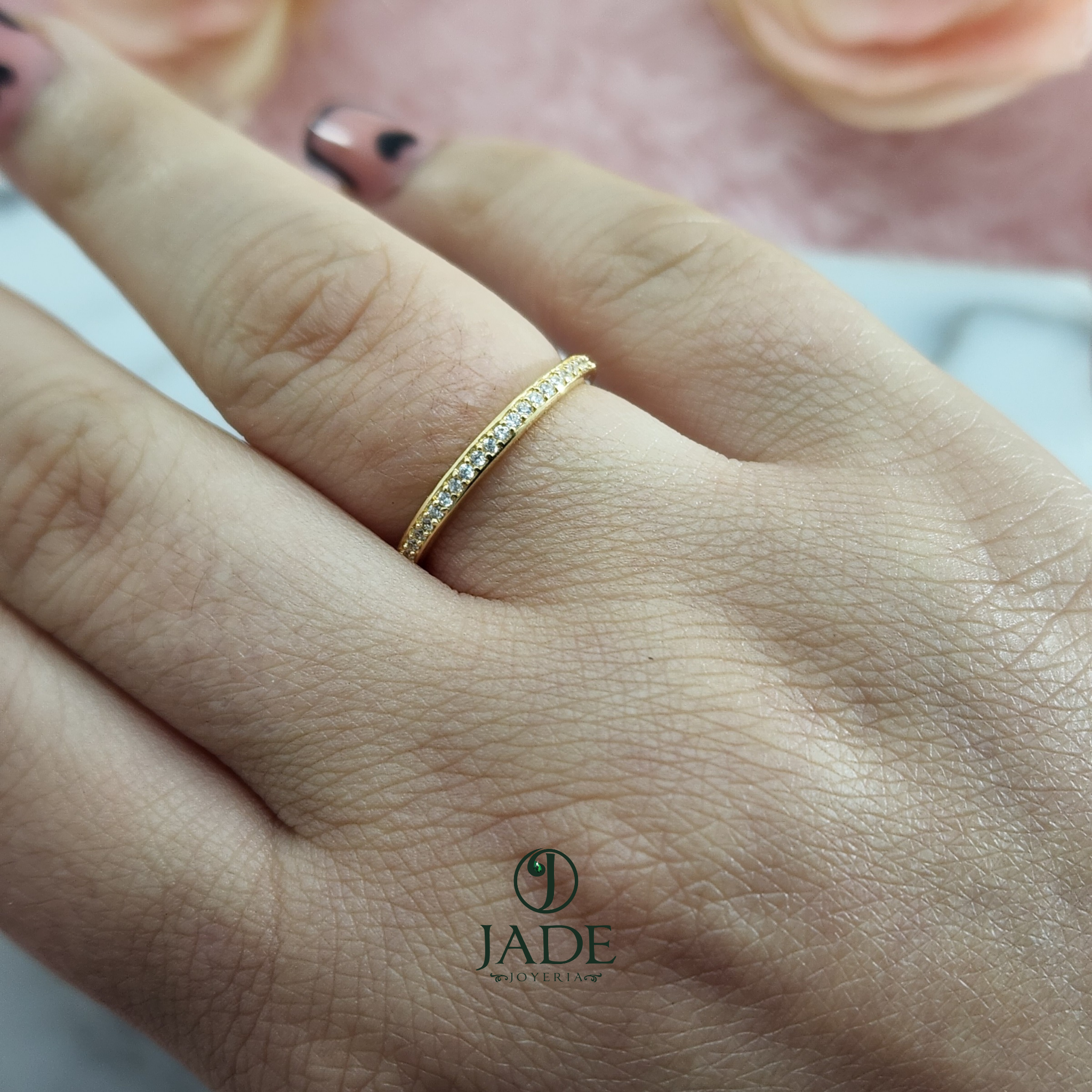 Cintillo full piedra Tornasolado