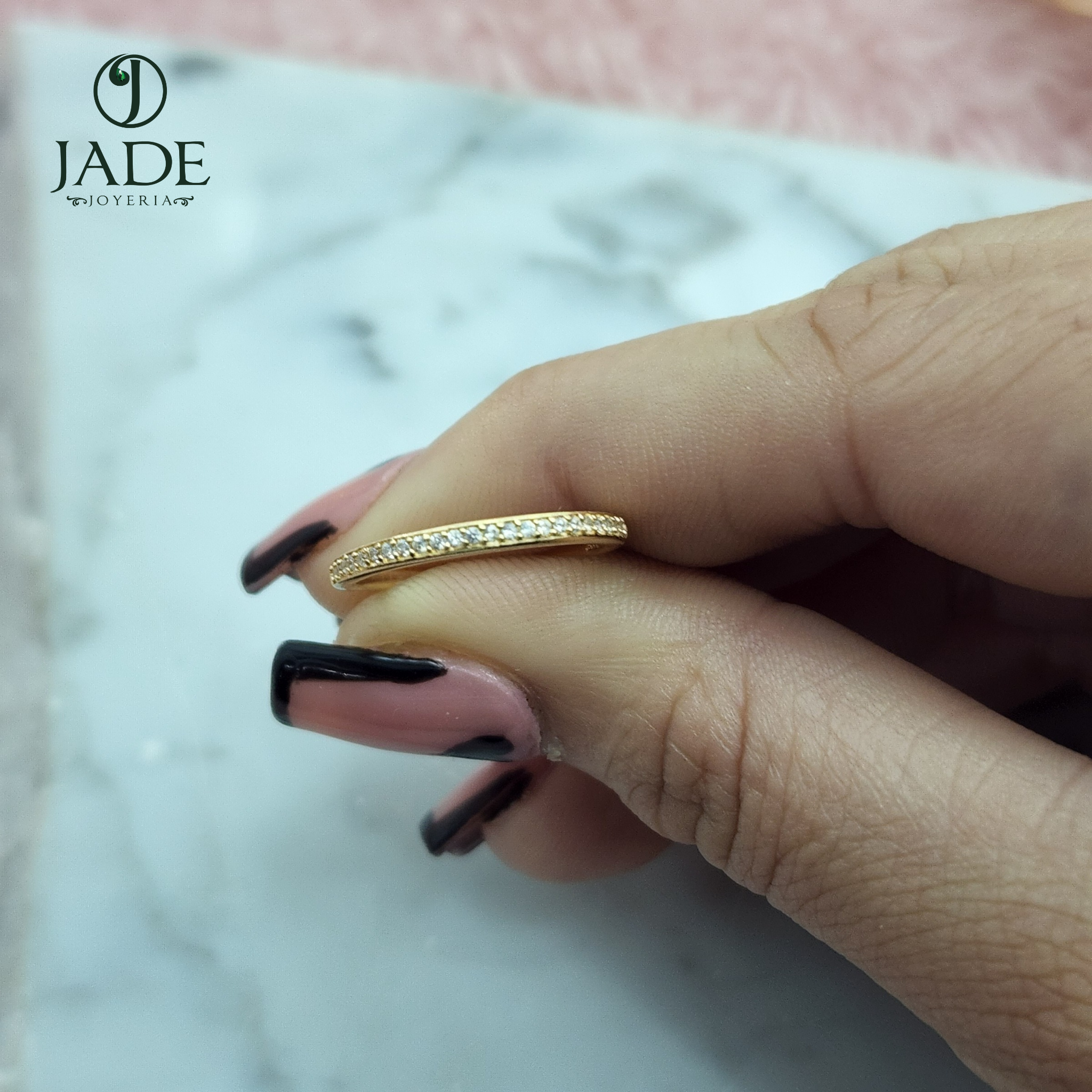 Cintillo full piedra Tornasolado