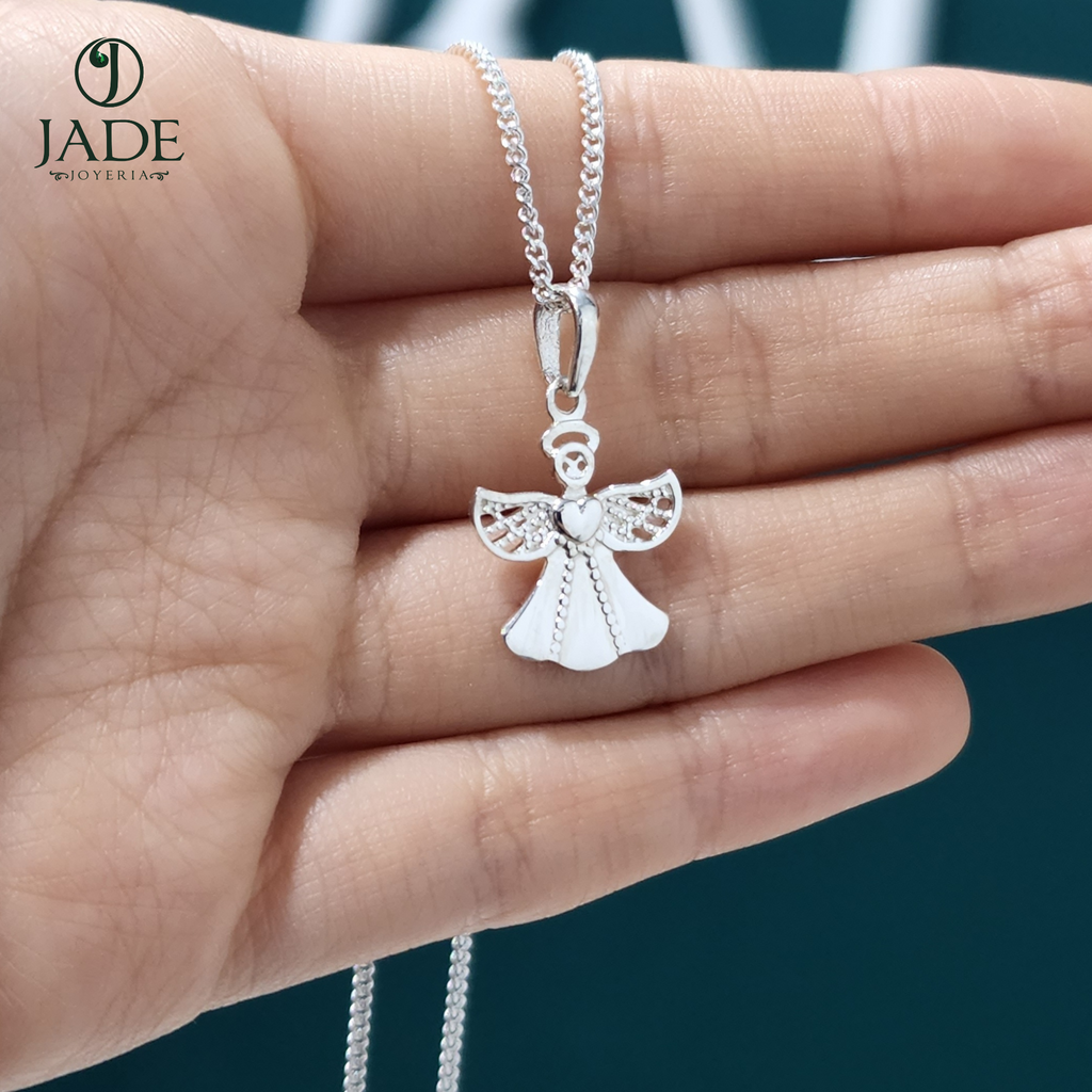 Dijes de angelitos en plata fina