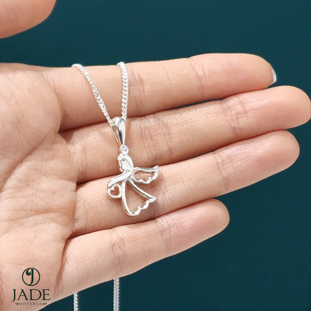 Dijes de angelitos en plata fina