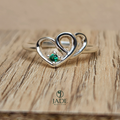 Anillo promesa en plata fina