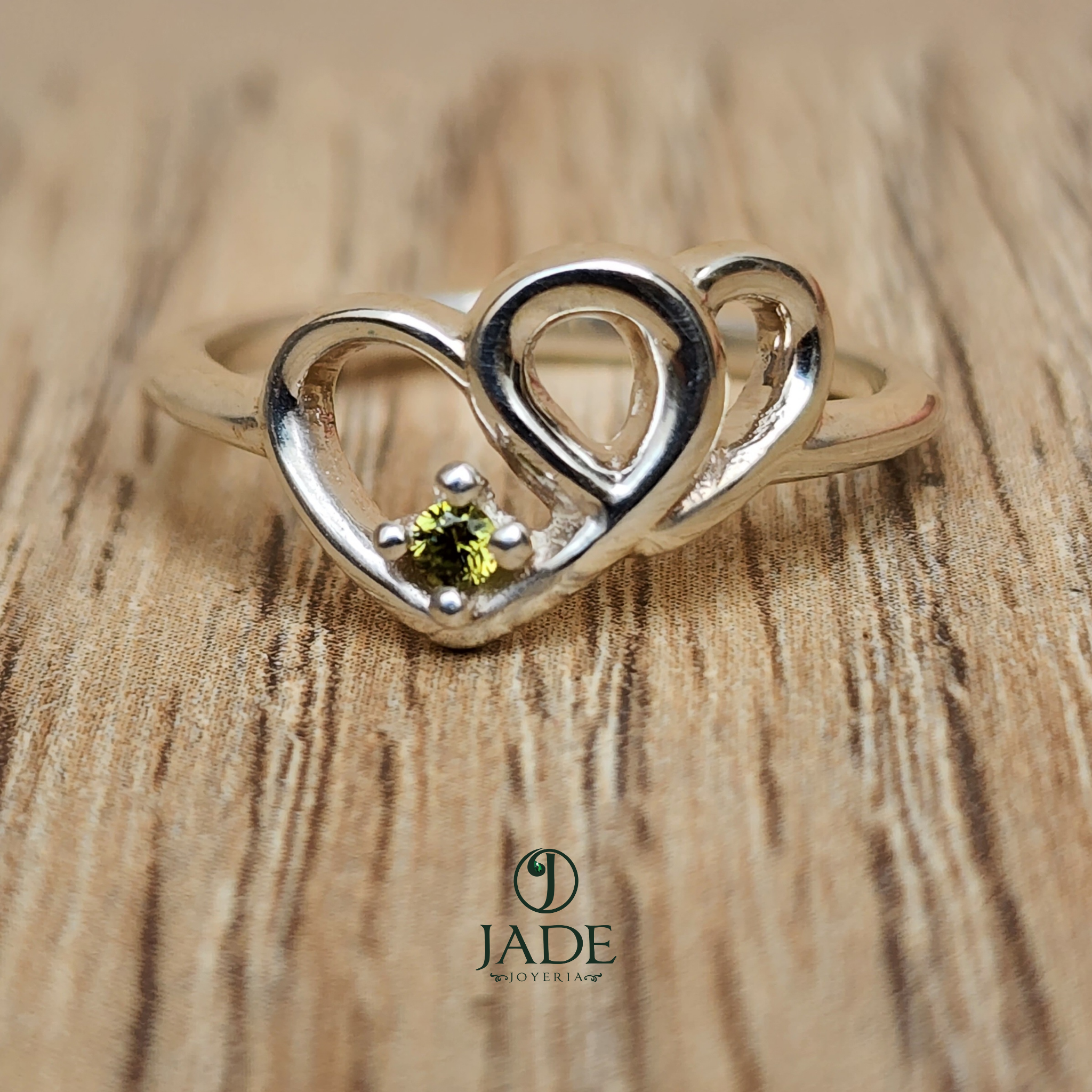 Anillo promesa en plata fina
