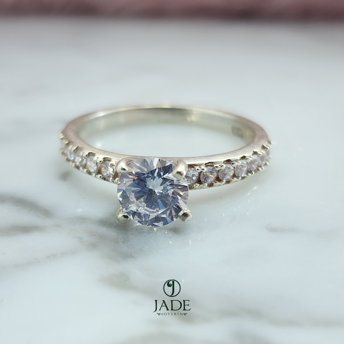 Anillo Mi único amor en plata fina