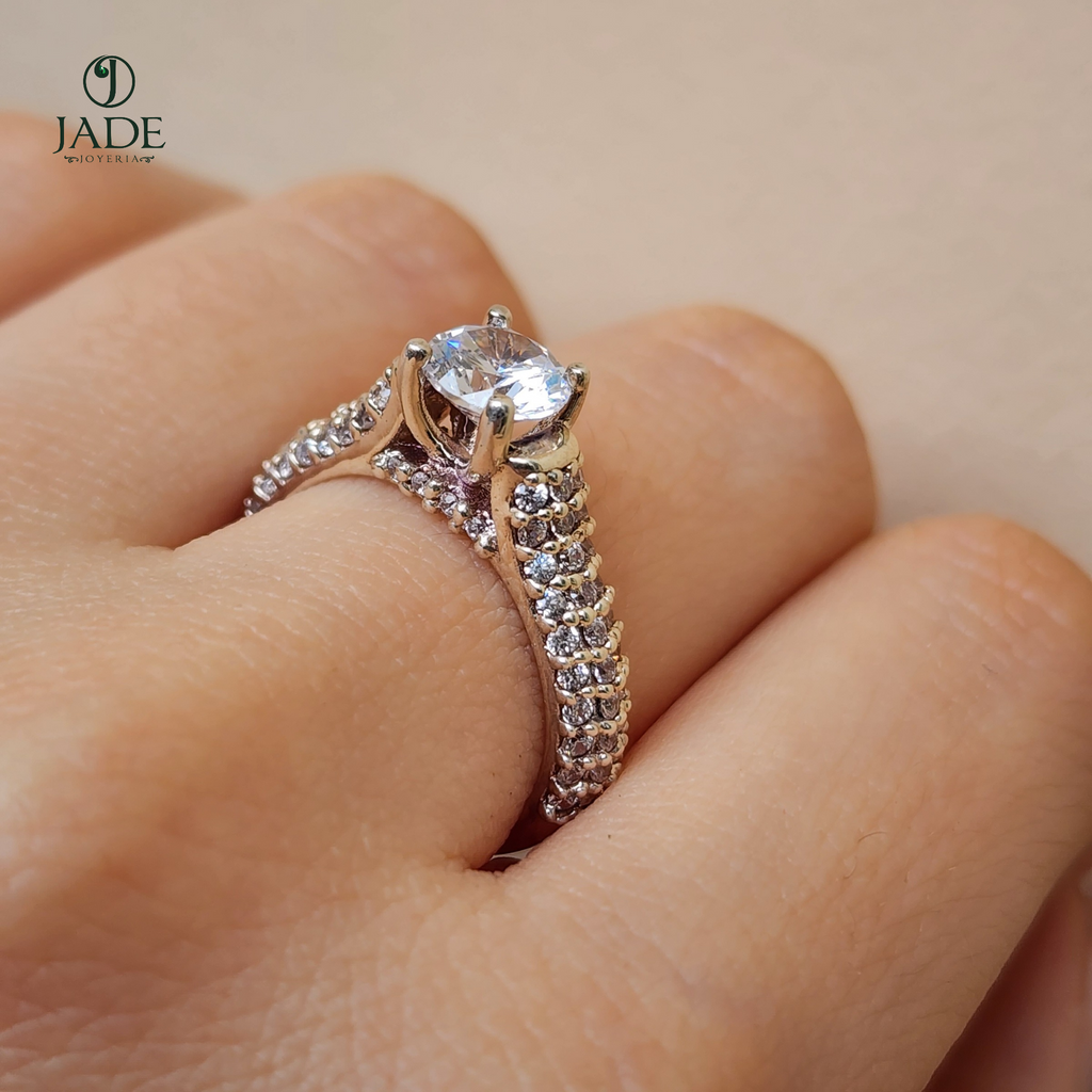 Anillo Vida de Amor en plata fina