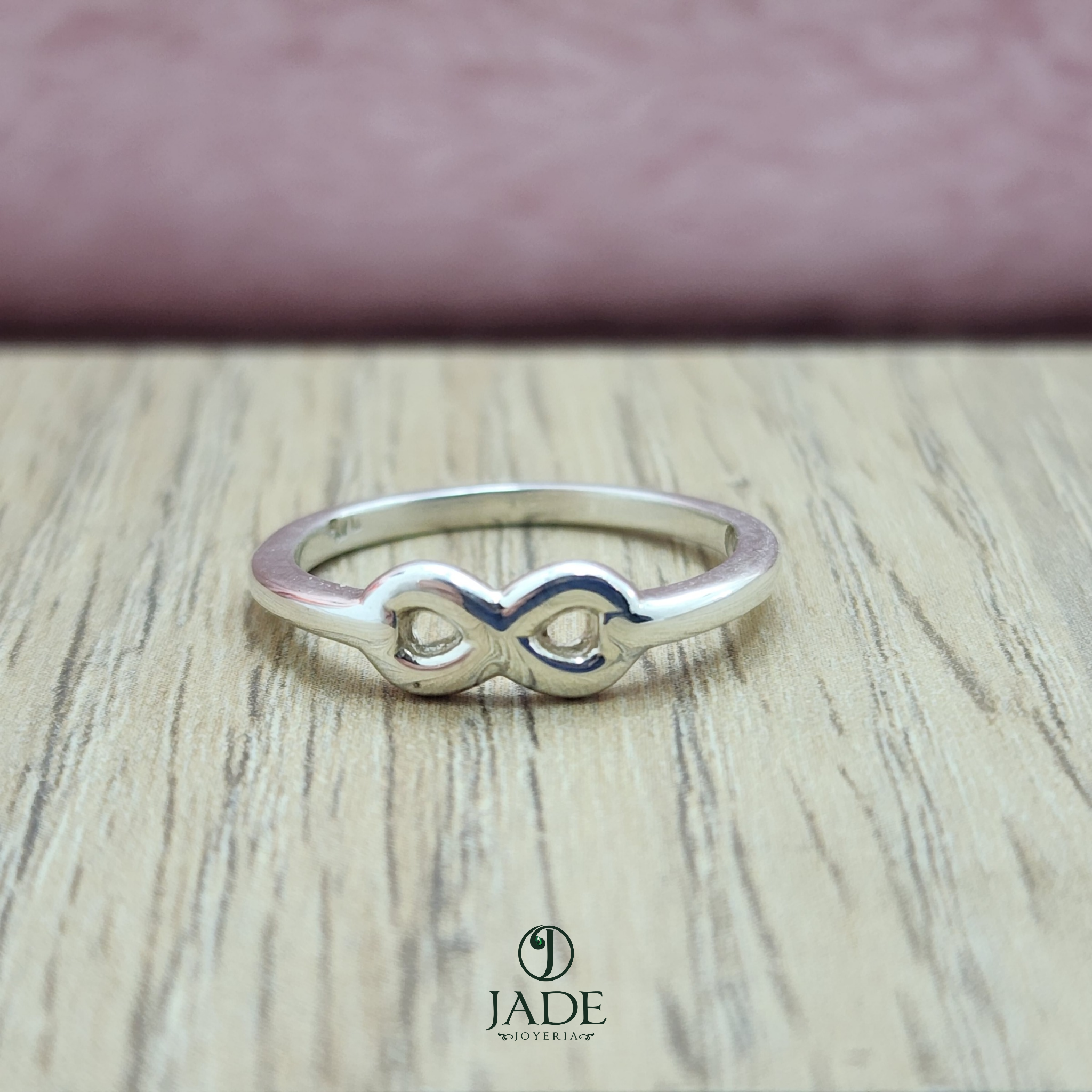 Anillo Mini Infinito en plata fina