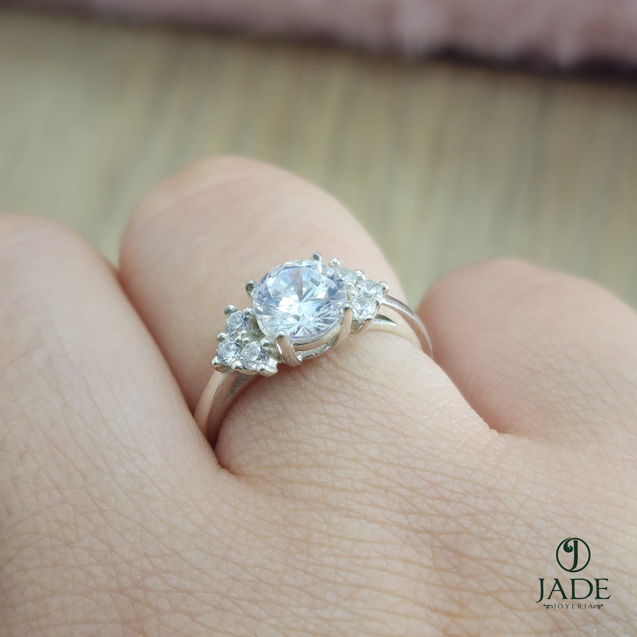 Anillo Aleli en plata fina