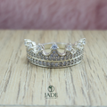 Anillo de Corona Isabell en plata fina