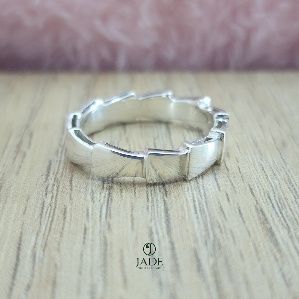 Aro Espiral en plata fina