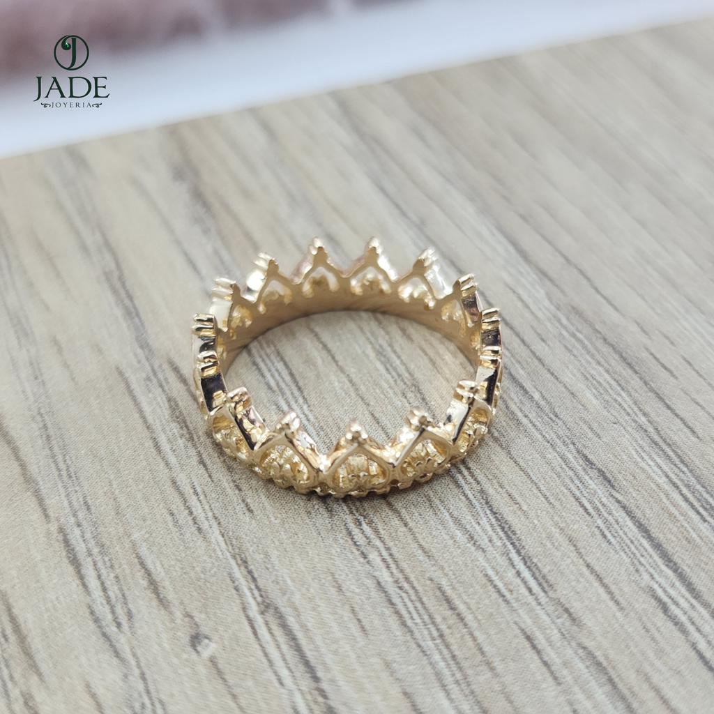 Anillo Corona Reyna de Corazón