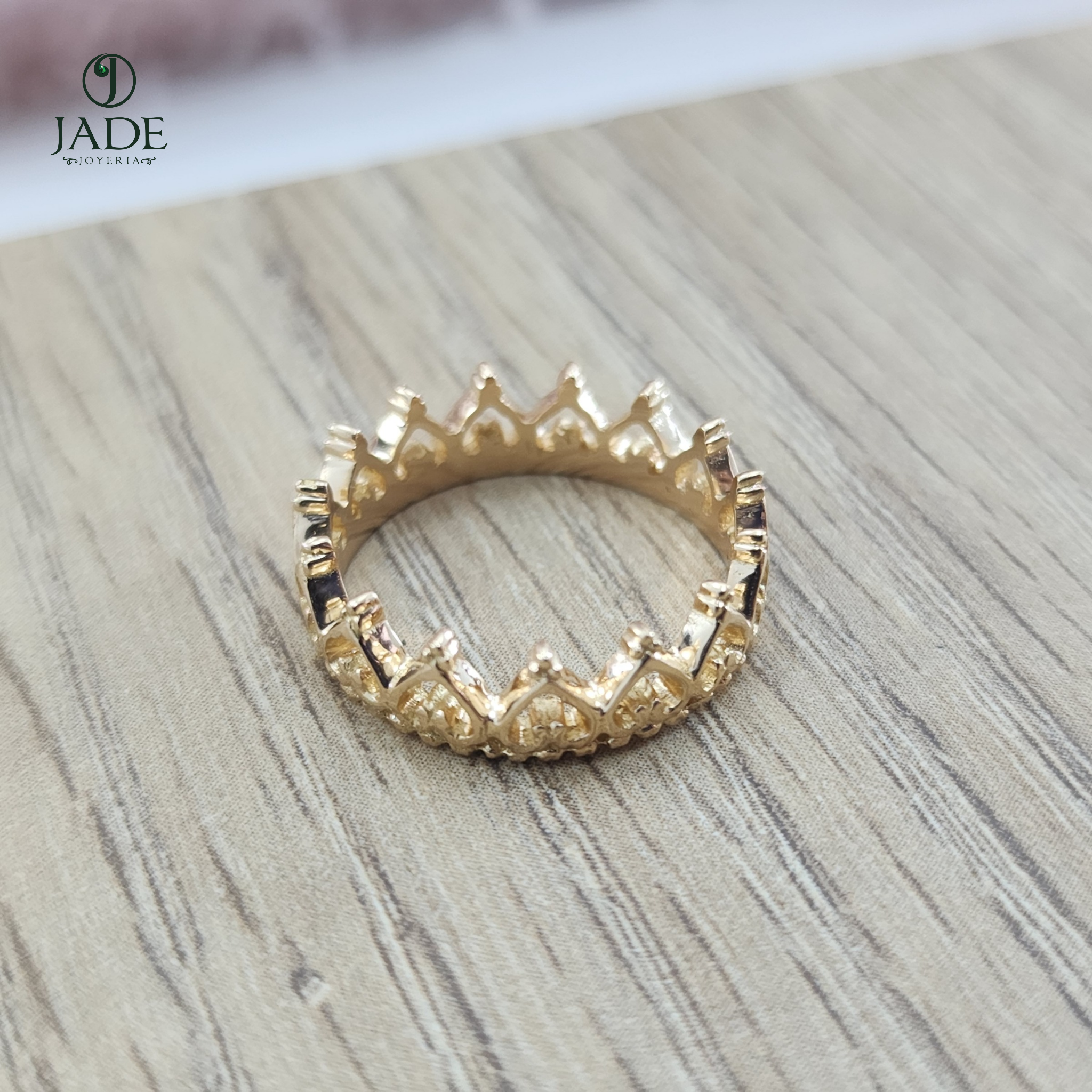 Anillo Corona Reyna de Corazón