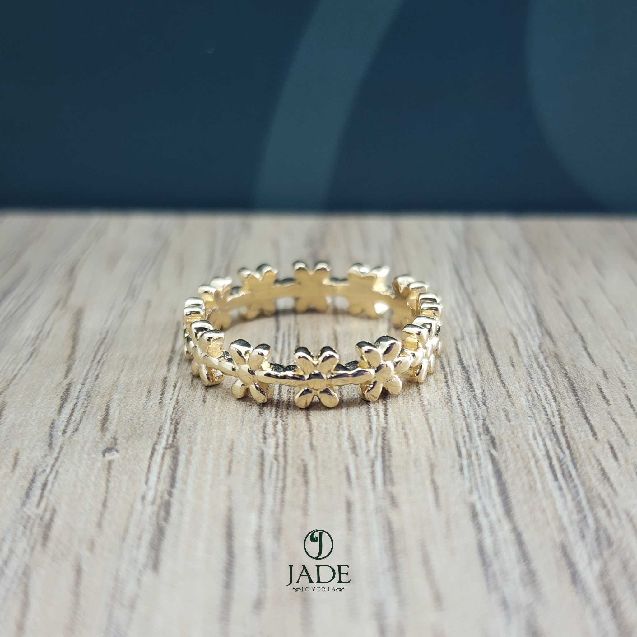 Anillo Corona de flores