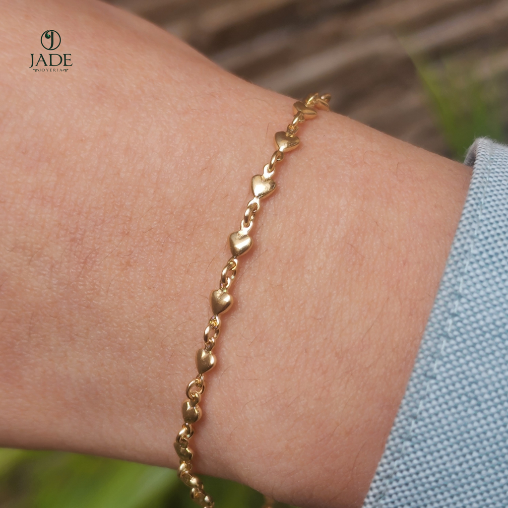 Pulsera corazones felices