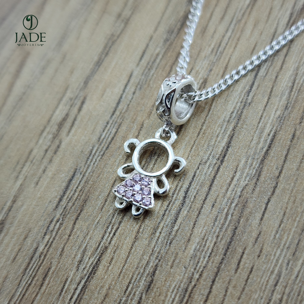 Dije de Niña En Plata Fina