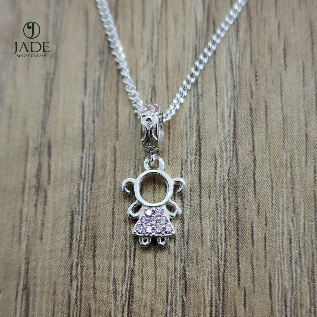 Dije de Niña En Plata Fina