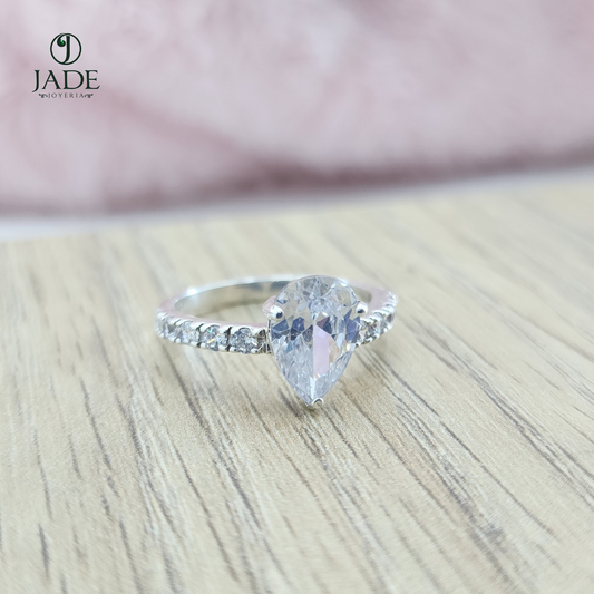 Anillo Gota de Amor en Plata Fina