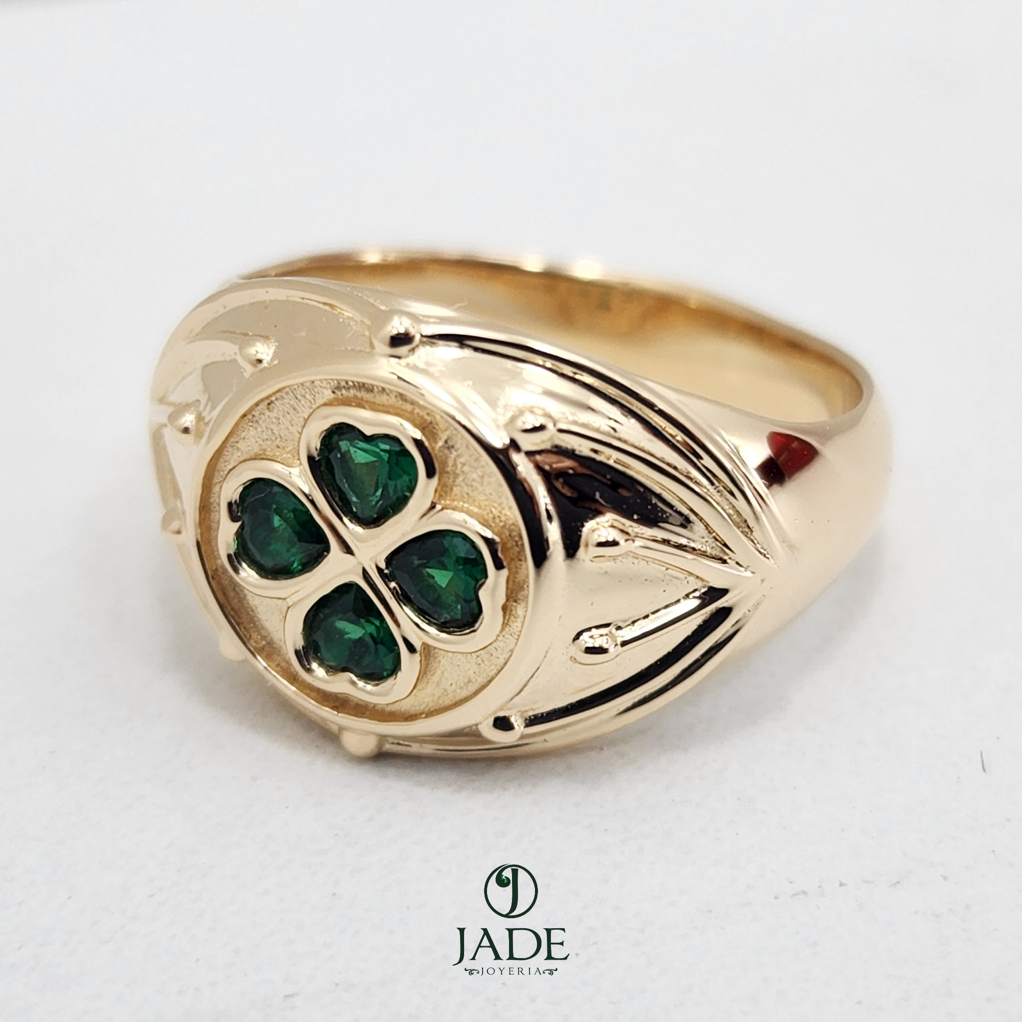 Anillo Bolichera trebol