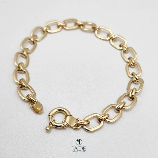 Pulsera Circular en oro 18k – Jade18k