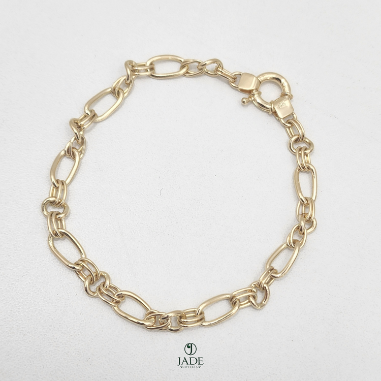 Pulsera victoria en oro 18k – Jade18k
