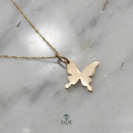 Dije de mariposa en oro 18k – Jade18k (vista 2)