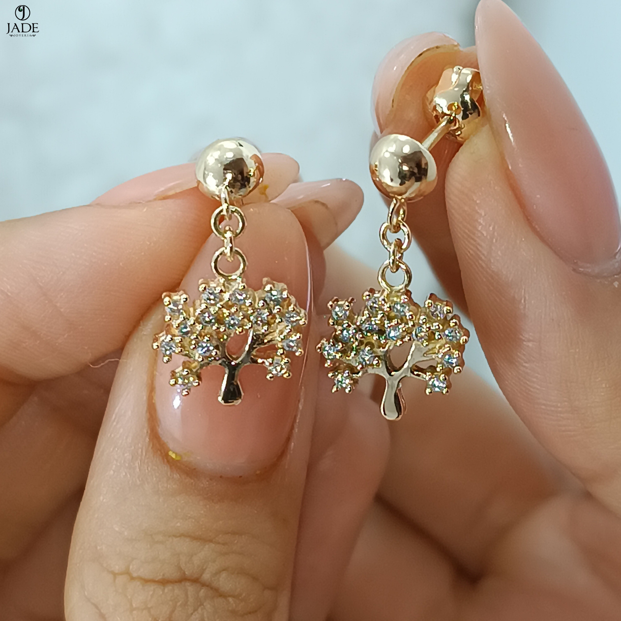 Aretes colgantes árbol de la vida