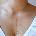 Collar colgante para escote