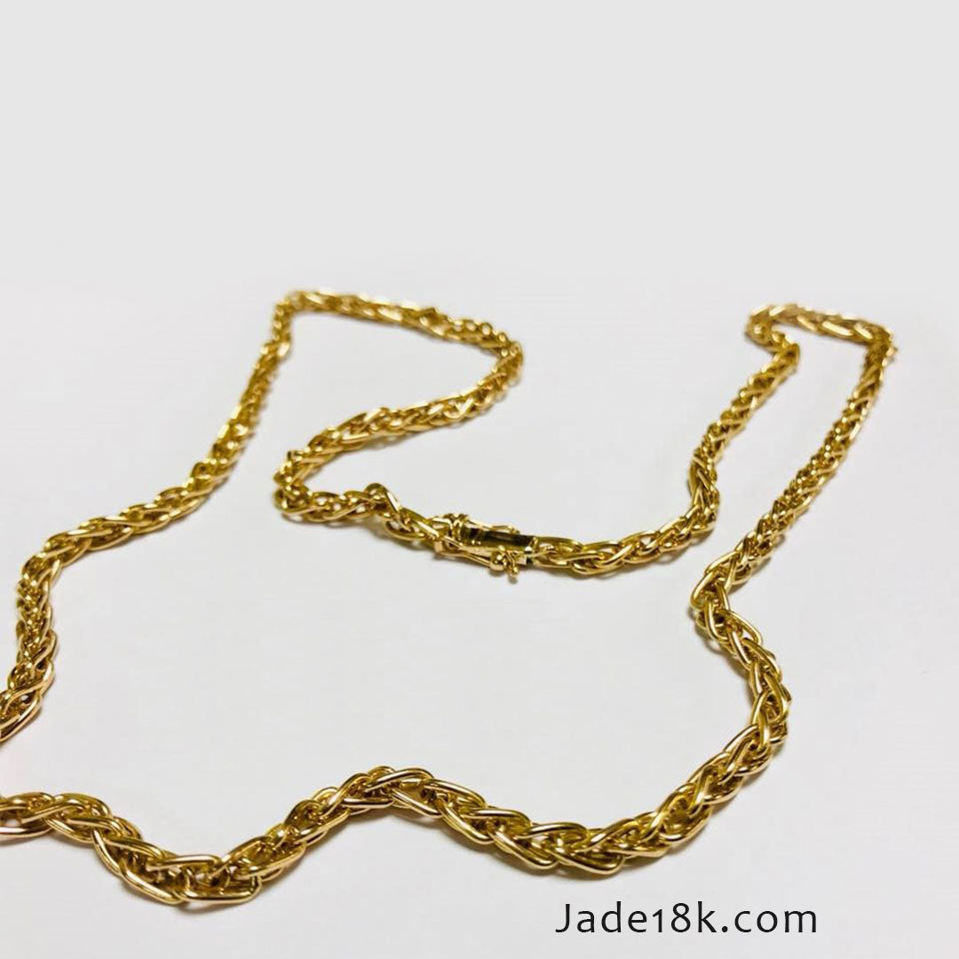 Cadena Tejida Oro de 18k