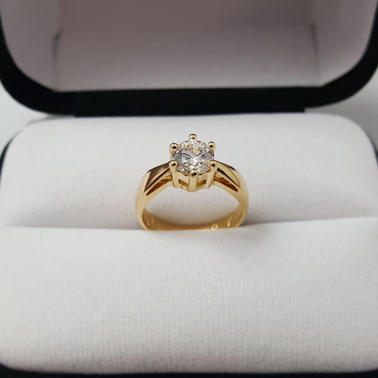 Anillo Princesa ♠ Oro de 18k