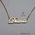 Cadena con nombre personalizado en  Oro 18k
