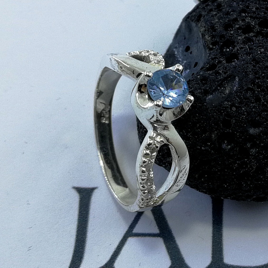 Anillo de Compromiso en Plata "Sophie"