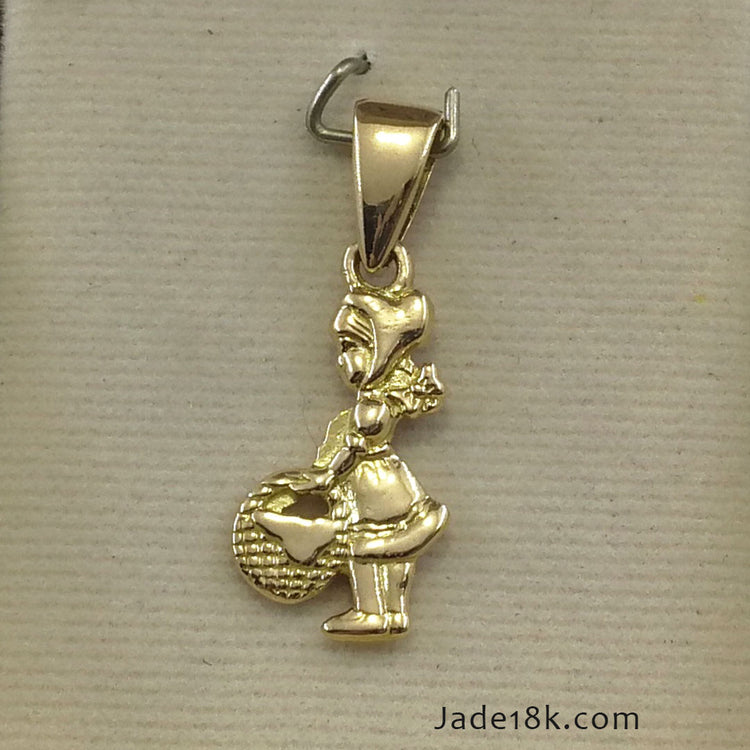 Dije para Dama Niña Oro 18k – Jade18k