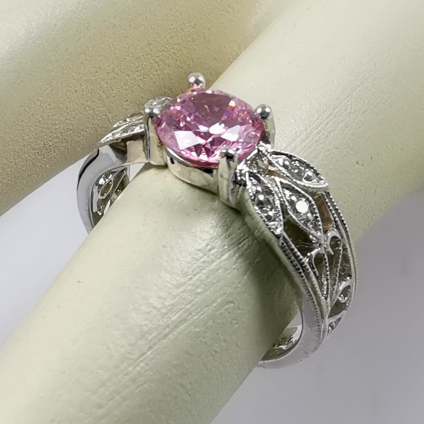 Anillo de Compromiso Plata " Paola "