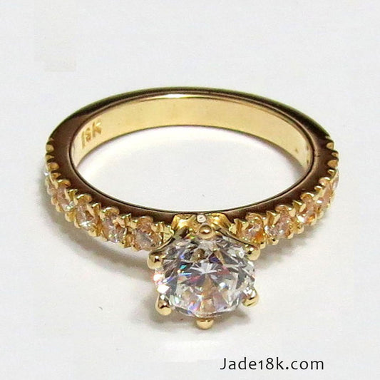 Anillo de Compromiso "Gabriela" – Jade18k